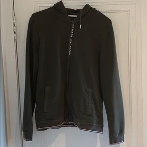Green Armani Exchange hoodie in Men’s medium